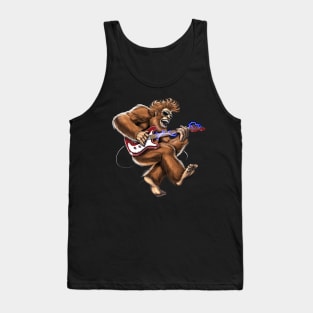 Bigfoot Guitarist Tank Top